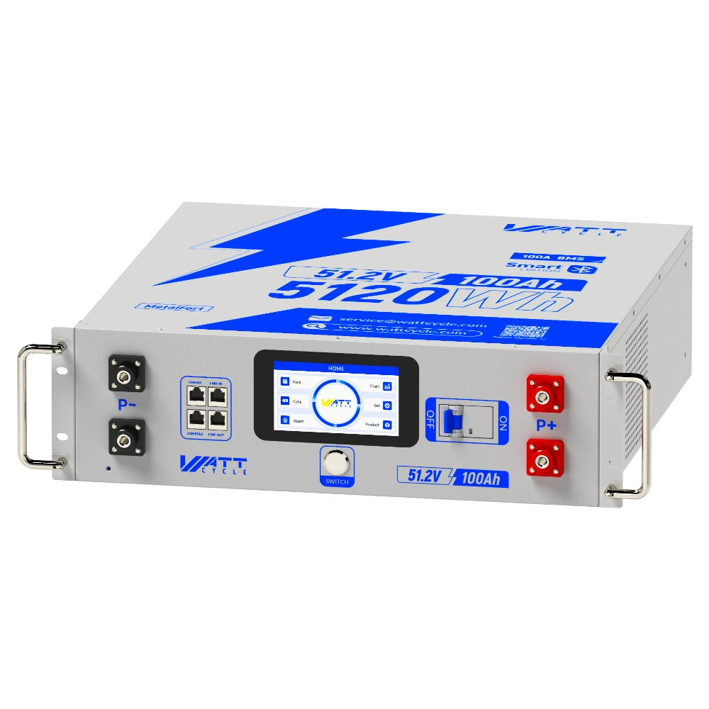 48V (51.2V) 100Ah 3U Server Rack LiFePO4 Battery