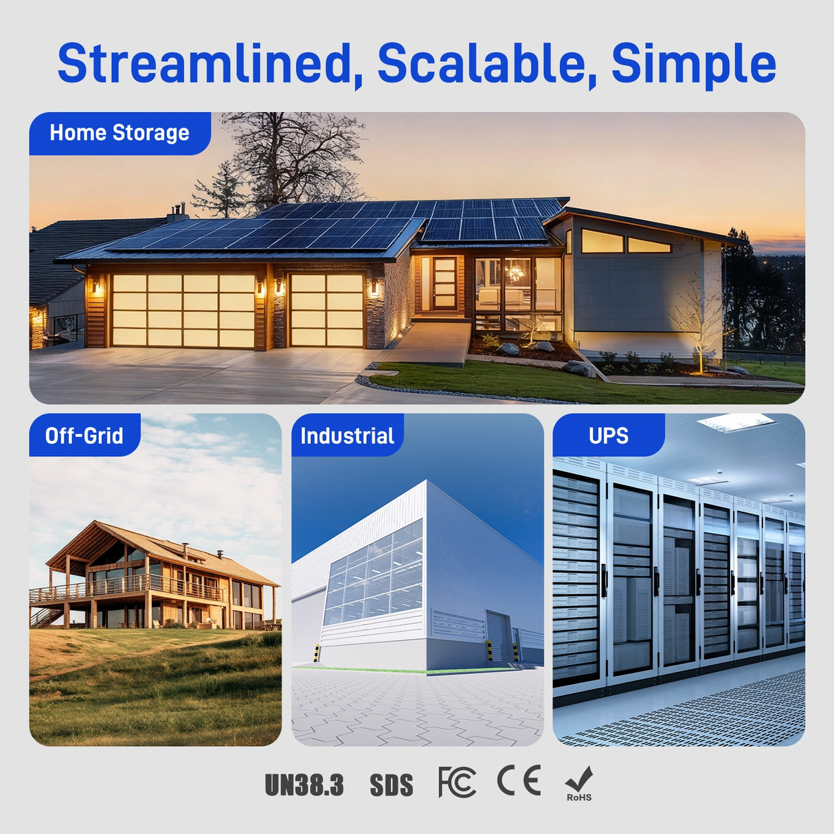 Flagship 48V 100Ah LiFePO₄ Server Rack Battery Gen2 – Active Balancing, LCD, Bluetooth & Smart Comms