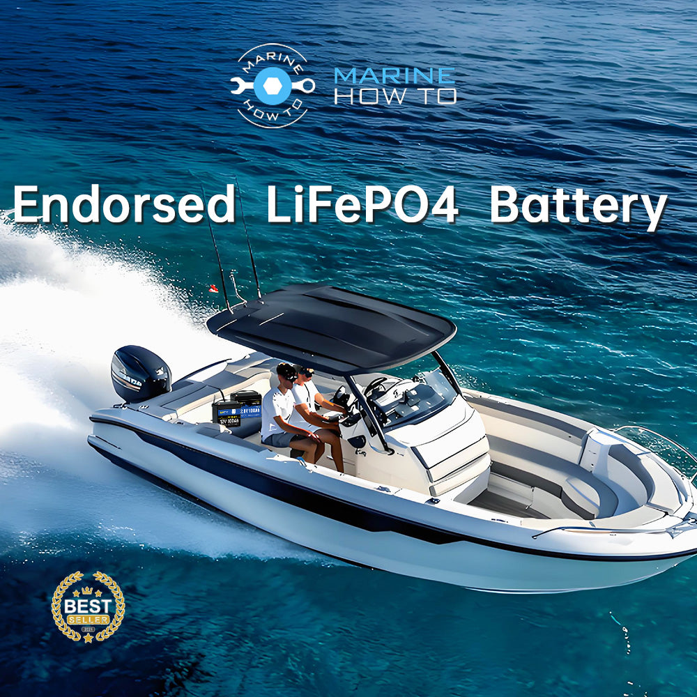 12V 100Ah LiFePO4 Battery for Trolling Motors Kit