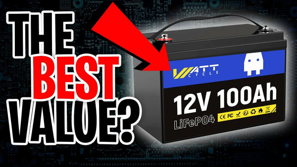 LiFePO4 Trolling Motor Battery - WattCycle Group 24 100Ah - Review & Capacity Test