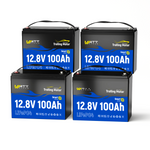WattCycle 12V 100Ah TM Bluetooth LiFePO4 Battery with 120A BMS surge protection for 30-100lb Trolling Motors