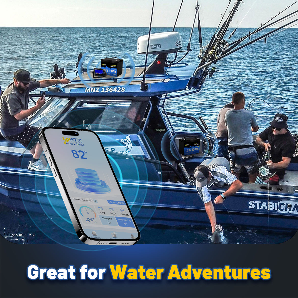 【🎣ABA Sponsor】48V 100Ah LiFePO4 Battery for Trolling Motors Set