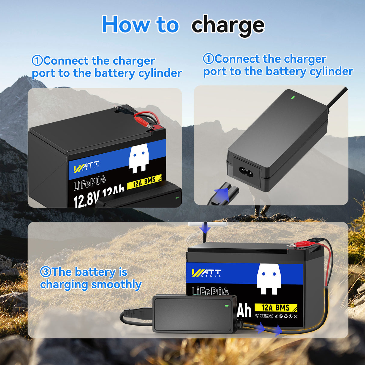 14.6V 5A Plastic Shell LiFePO4 Battery Charger