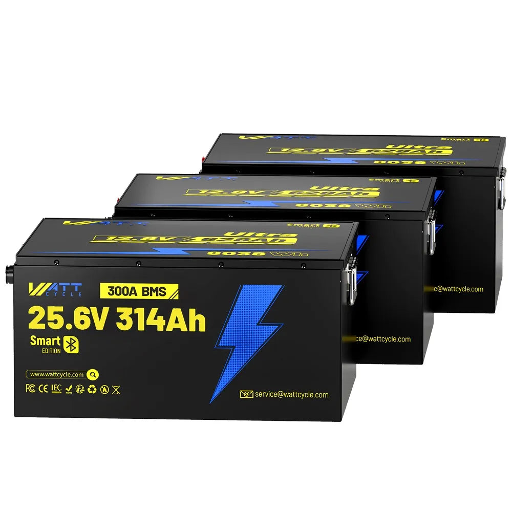 Wattcycle 24V 314Ah Ultra LiFePO4 Battery with Bluetooth