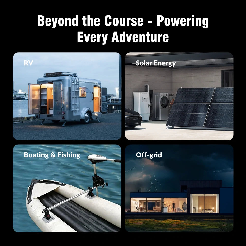 48V 100Ah LiFePO4 Bluetooth Golf Cart Battery