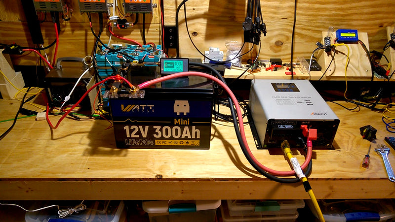 wattcycle 12v 300ah lifepo4 battery charging