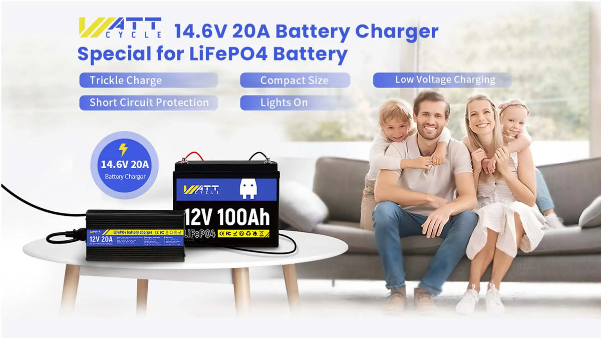 WattCycle LiFePO4 Battery Charger