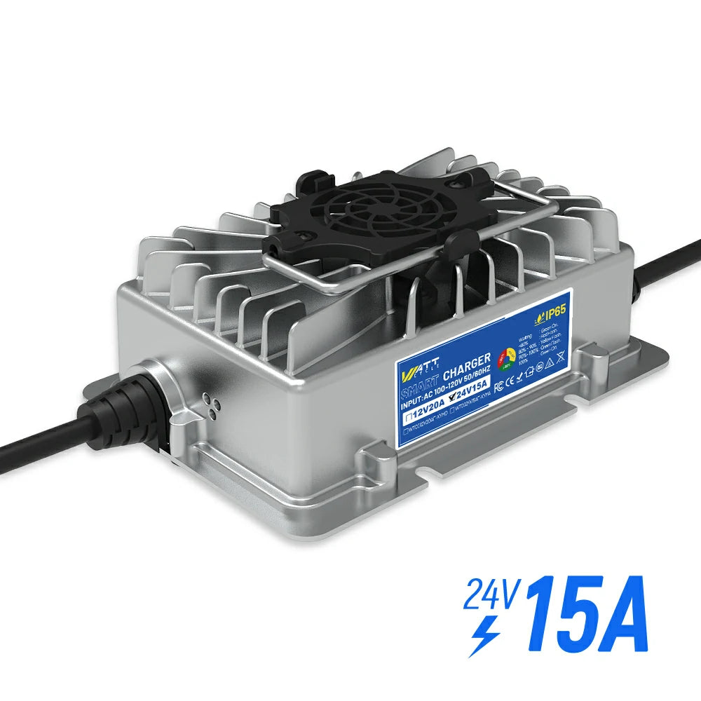 29.2V 15A Aluminum Shell LiFePO4 Battery Charger