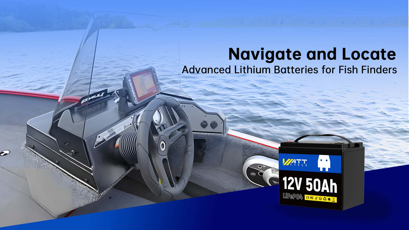 wattcycle advanced lithium batteries for fish finders