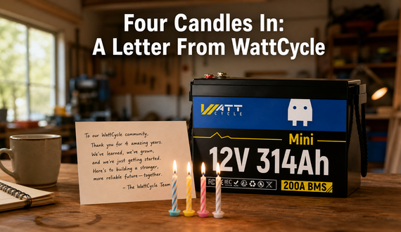 Happy Fourth Anniversary of WattCycle