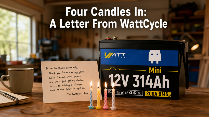 Happy Fourth Anniversary of WattCycle
