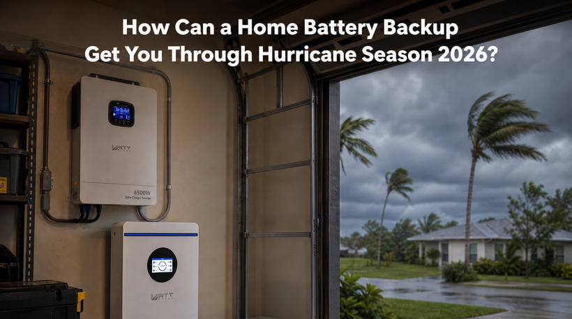 How Can a Home Battery Backup Get You Through Hurricane Season 2026?