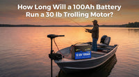 How Long Will a 100Ah Battery Run a 30 lb Trolling Motor