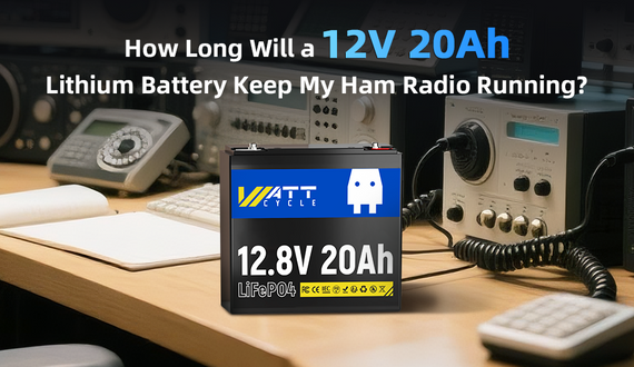 How Long Will a 12V 20Ah Lithium Battery Keep My Ham Radio Running?