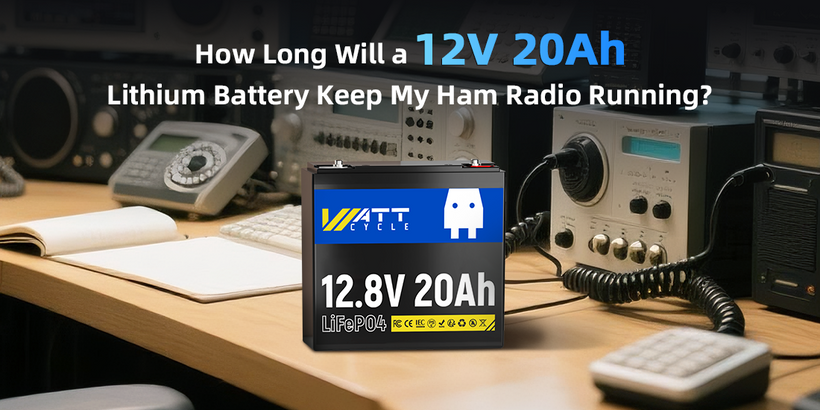 How Long Will a 12V 20Ah Lithium Battery Keep My Ham Radio Running?
