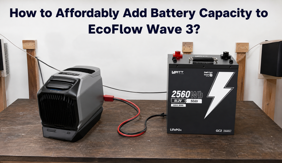 How to Affordably Add Battery Capacity to EcoFlow Wave 3 portable air conditioner
