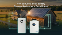 How to Build a Solar Battery Storage System for a Farm House
