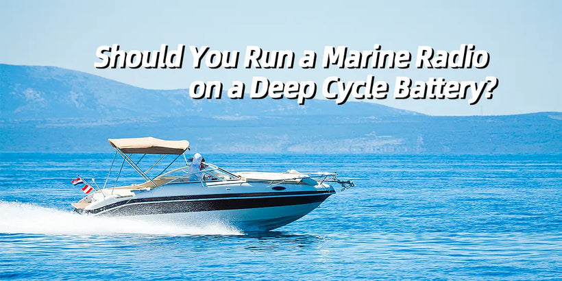 use deep cycle battery for marine radio