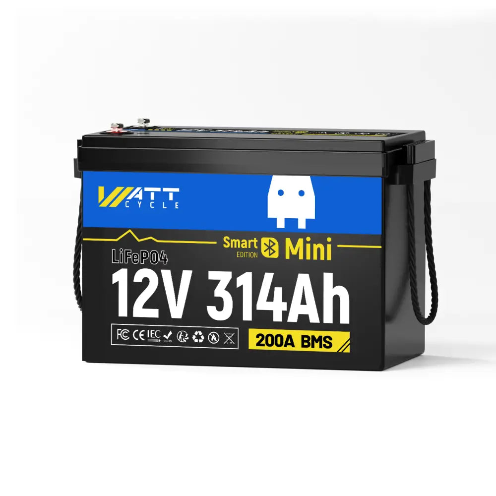 Introduction：WattCycle 12V 314Ah MINI LiFePO4 Battery with Bluetooth