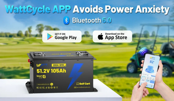 Why the WattCycle 105Ah is Golf Cart Battery Endurance Redefined?