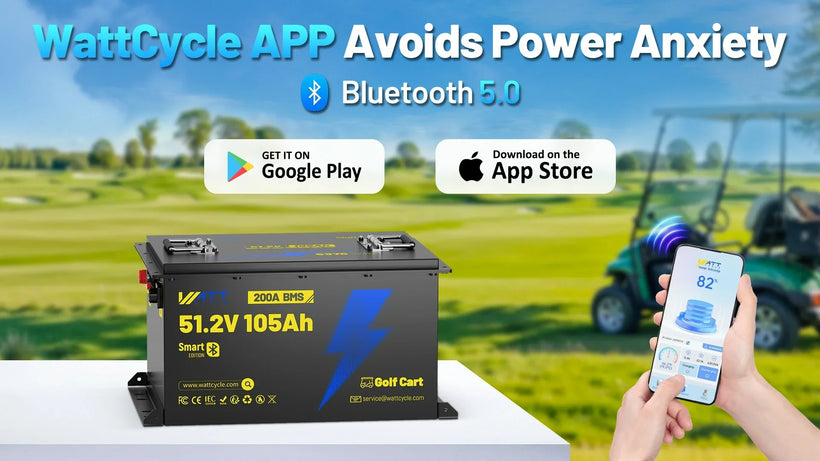 Why the WattCycle 105Ah is Golf Cart Battery Endurance Redefined?