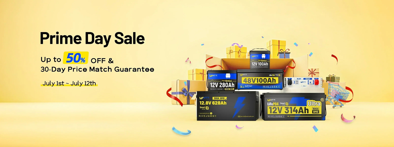 WattCycle Prime Day Sale