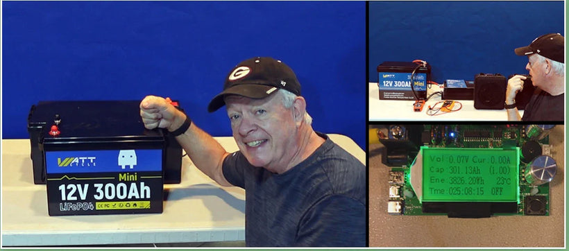 WattCycle 300Ah Mini Lithium Battery with Massive Power in a Small Package