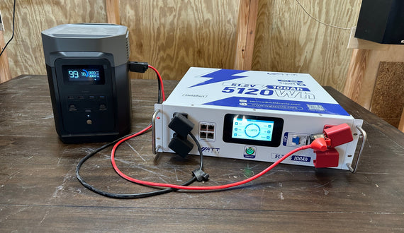 WattLINK Expansion Cable and 48V 100Ah Sever Rack Battery