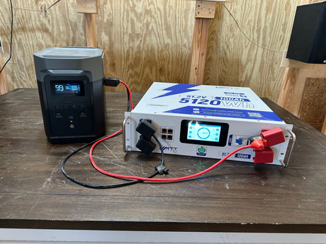 WattLINK Expansion Cable and 48V 100Ah Sever Rack Battery