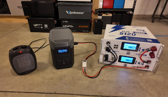 Expansion Ecoflow power station capacity with WattCycle rack server battery
