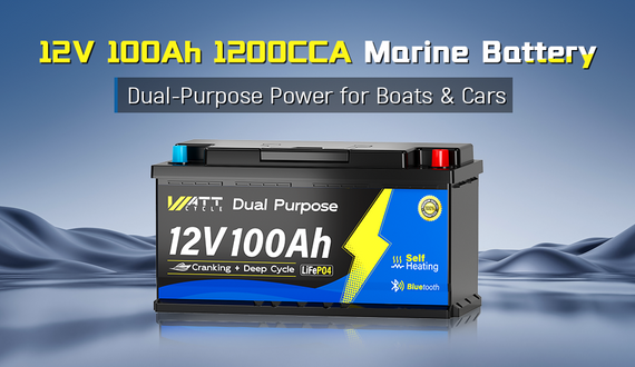 12V 100Ah 1200CCA marine battery introduce