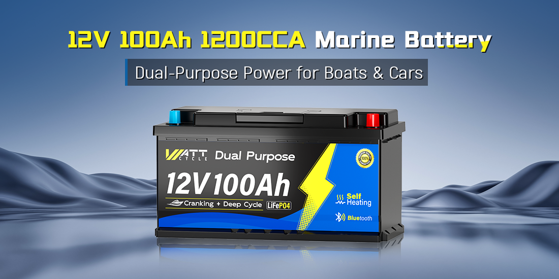 12V 100Ah 1200CCA marine battery introduce