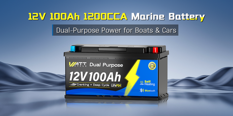 12V 100Ah 1200CCA marine battery introduce