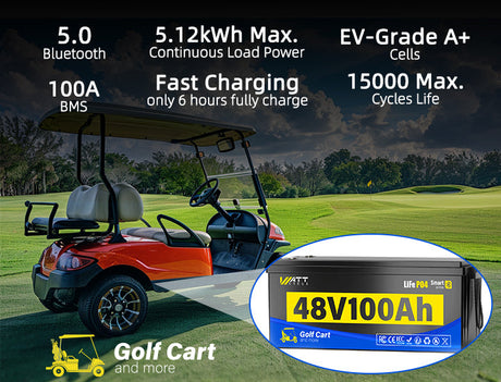 New Product Enhancing Your Golf Cart Experience: 48V 100Ah GC Battery