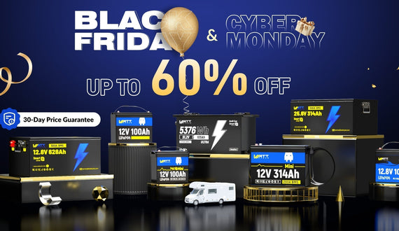 Cyber Monday Sale Extended WattCycle LiFePO4 Battery Save up to $1,000 Off