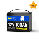 【🍂Autumn Deals】12V 100Ah Group 24 LiFePO4 Battery