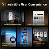 ⚡️Launch Early Bird: $799⚡️WattCycle 5.12kWh 48V 100Ah Wall-Mounted LiFePO4 Battery with Smart BMS, Bluetooth, Active Balancing & Communication