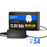 12V 8Ah LiFePO4 Battery Kit