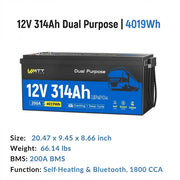 WattCycle Best 12V RV Lithium Batteries – Drop-In Replacements for Group 24 / 27 / 31