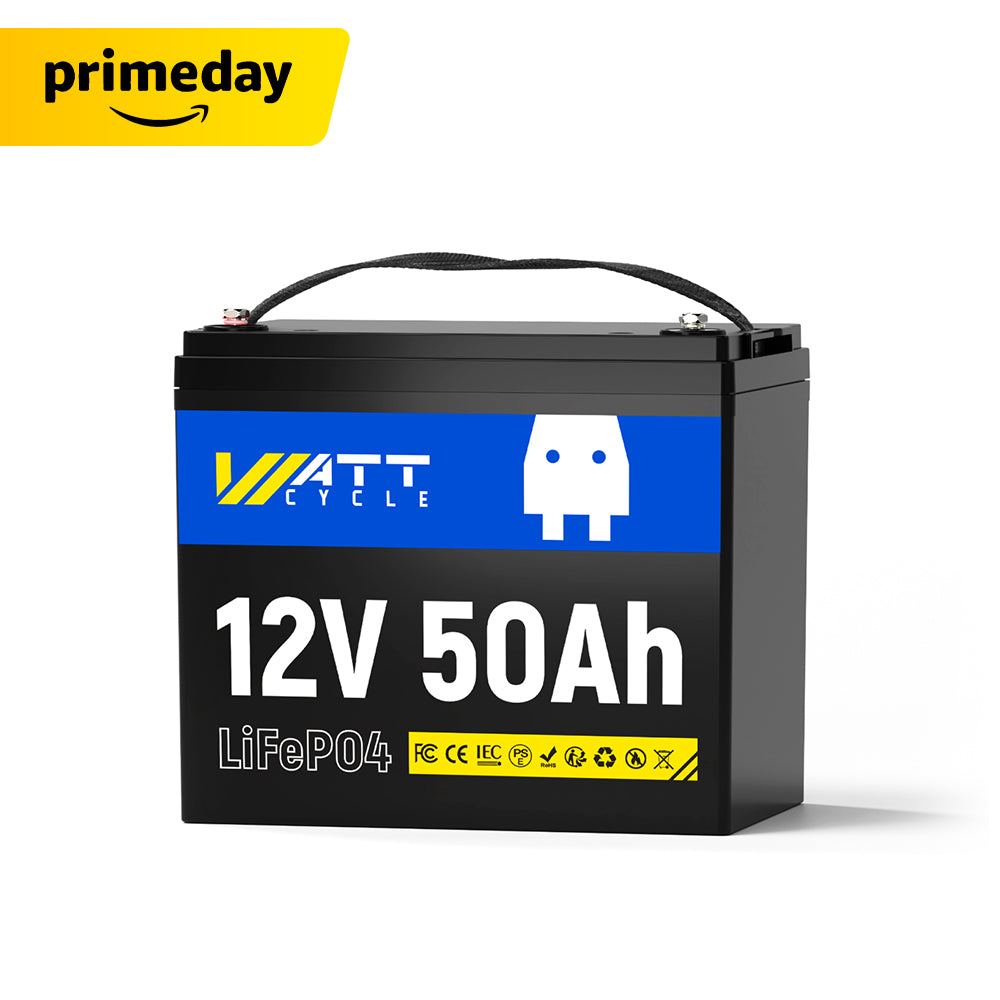 【⏰Prime Day】12V 50Ah Group U1 LiFePO4 Battery