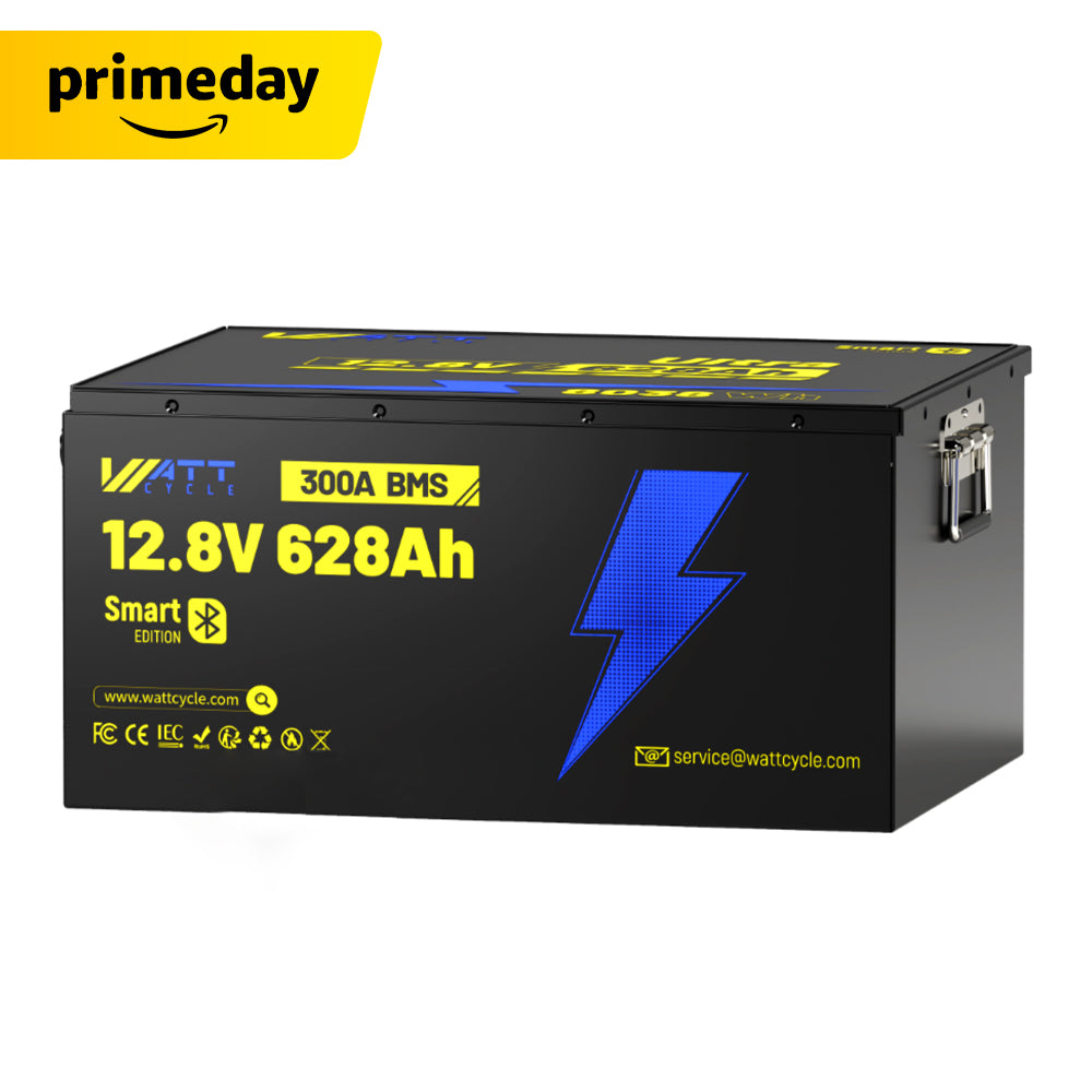 【⏰Prime Day】12V 628Ah Ultra Lithium Battery with Bluetooth