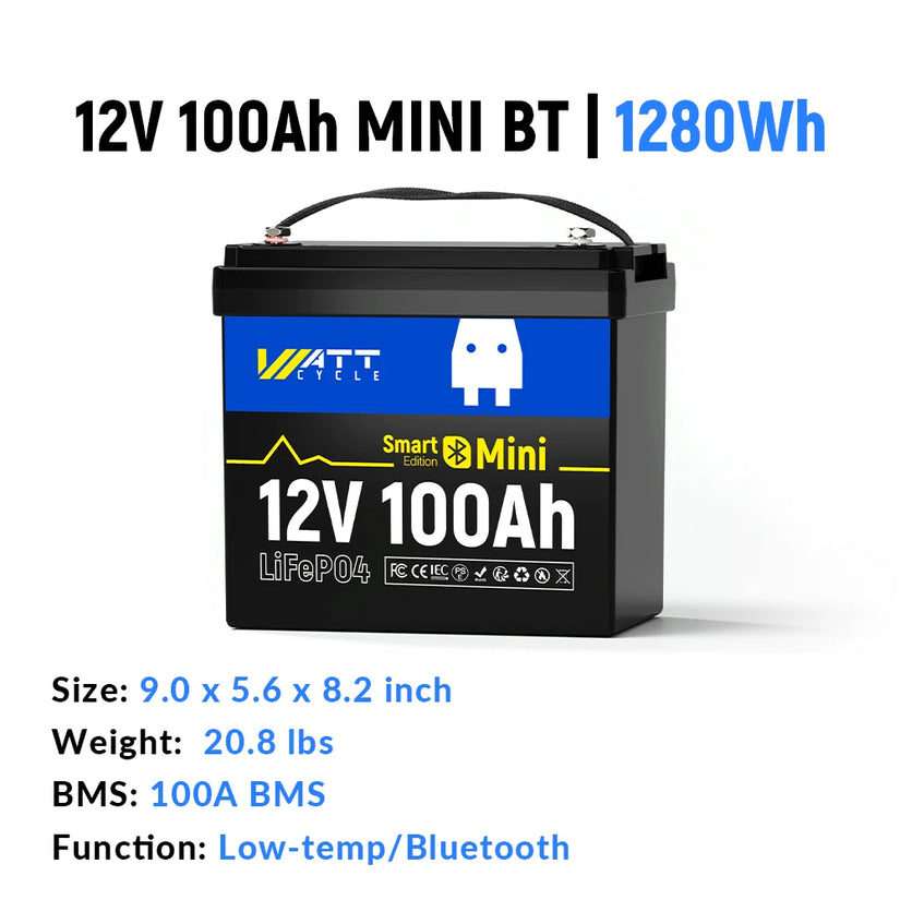 WattCycle Best 12V RV Lithium Batteries – Drop-In Replacements for Group 24 / 27 / 31