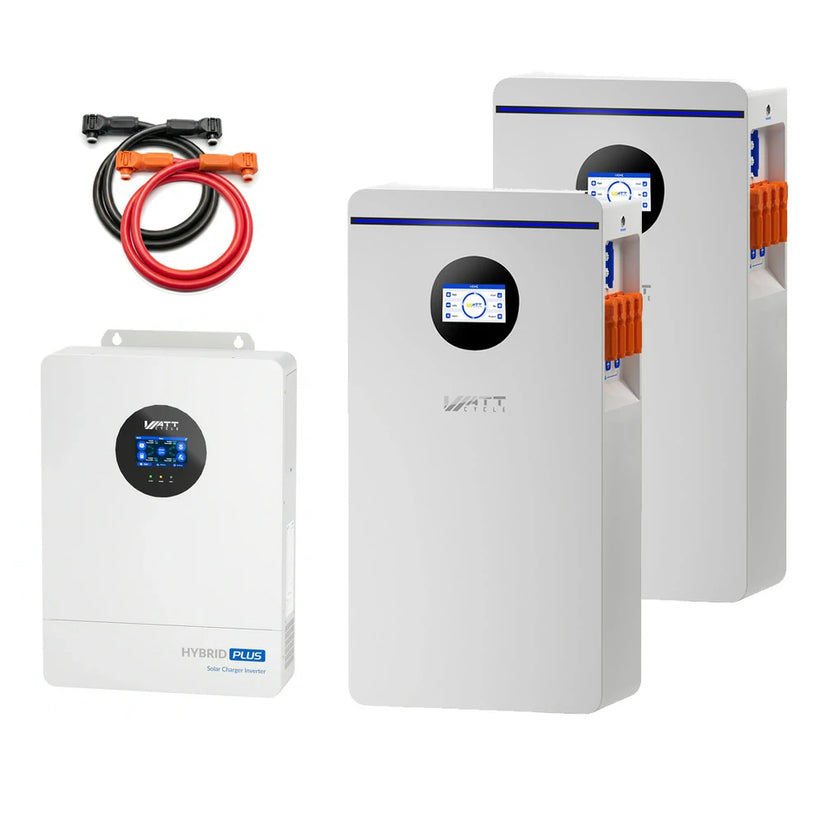 WattCycle Dedicated 51.2V 314Ah Floor-Standing Battery Expansion Dual-Head Quick-Connect Parallel Cable