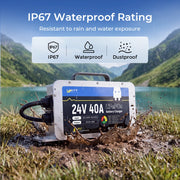 24V 40A LiFePO4 Battery Charger