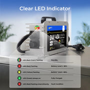 24V 40A LiFePO4 Battery Charger