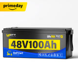 【⏰Prime Day】48V 100Ah Golf Cart Battery with Bluetooth