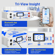 V2 WattCycle 48V 100Ah LiFePO₄ Rack Battery – Active Balancing | LCD | Bluetooth | Smart Comms | UL 1973