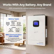 WattCycle 6500W 48V All-in-One Solar Inverter Charger | 9000W Dual MPPT
