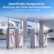 WattcyCle Dedicated 51.2V 314Ah Floor-Standing Battery Expansion Dual-Head Quick-Connect Parallel Cable