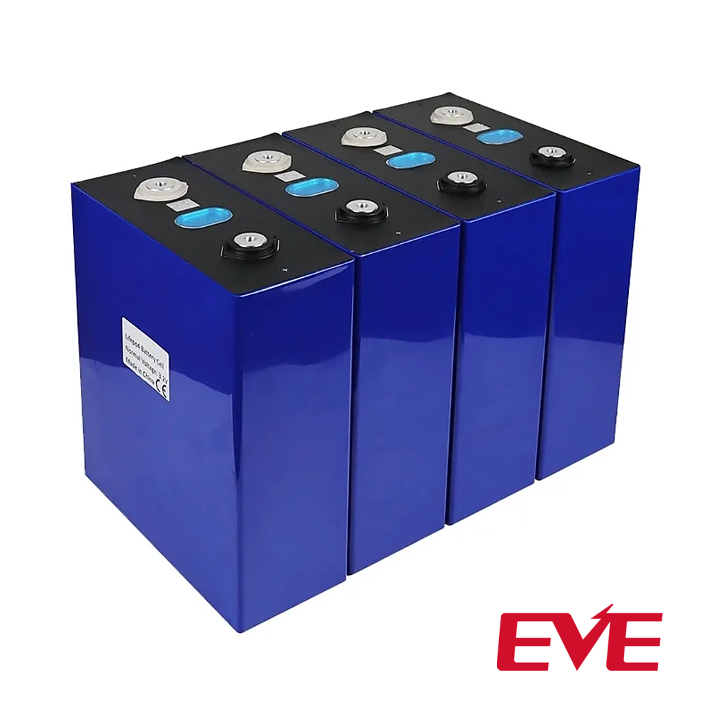 EVE 3.2V 280Ah Grade A LiFePO4 Battery Cells - 4Pcs